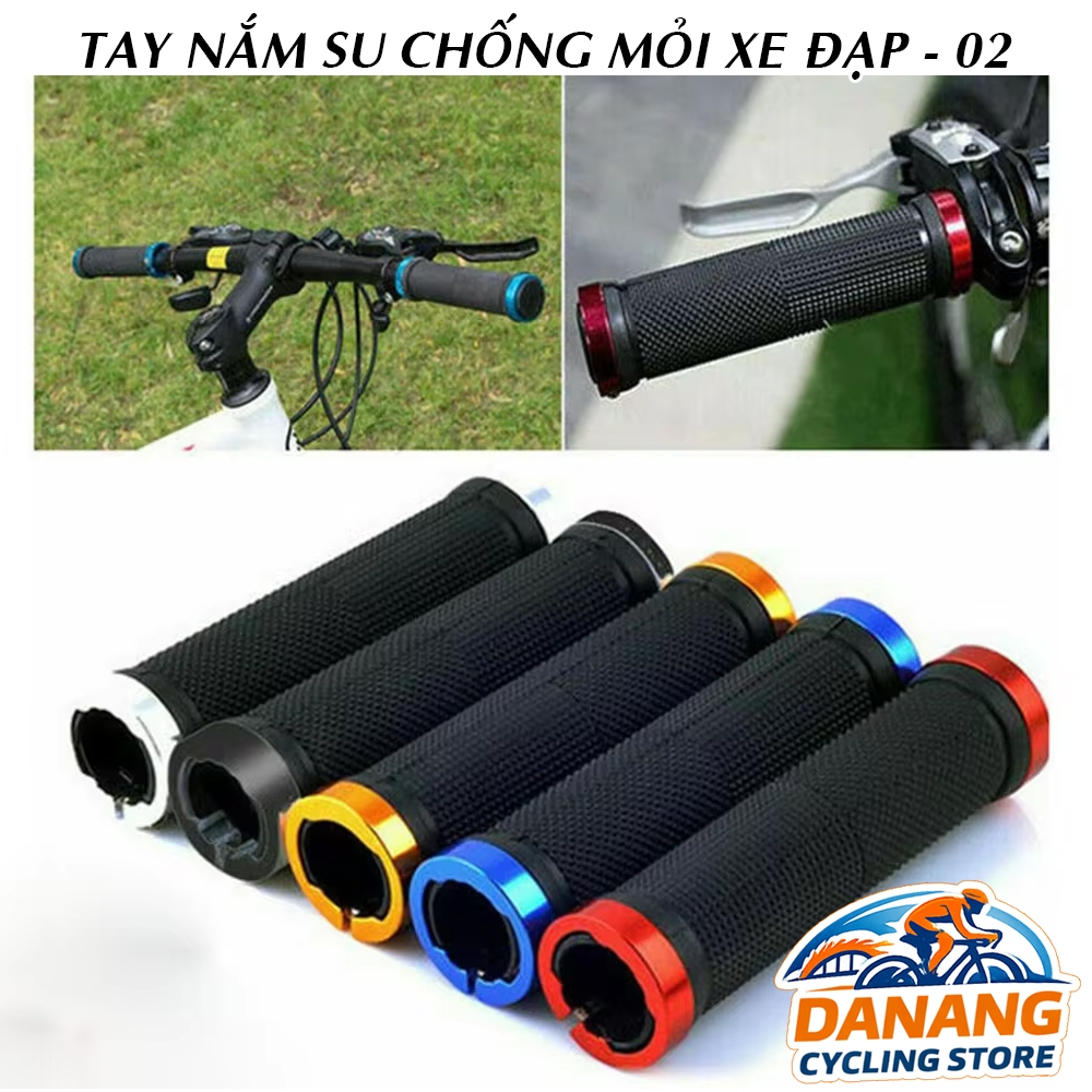 Tay Nắm Su Xe Đạp Chống Mỏi – Mẫu 02 – Êm Tay, Chống Trượt