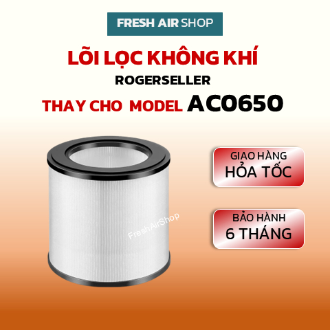 Lõi Lọc Không Khí Rogerseller®Tương Thích Với Lõi Lọc Không Khí AC0650/10 series 600i, bộ lọc không 