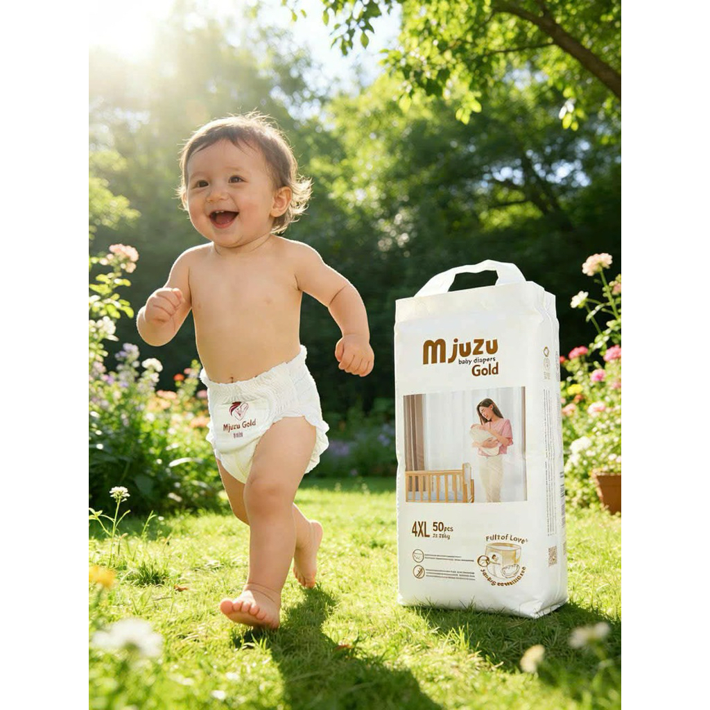 Bỉm tã quần MIJUKU 100 miếng chính hãng  đủ size M L XL XXL 3xl 4xl 5xl tã cho  bé