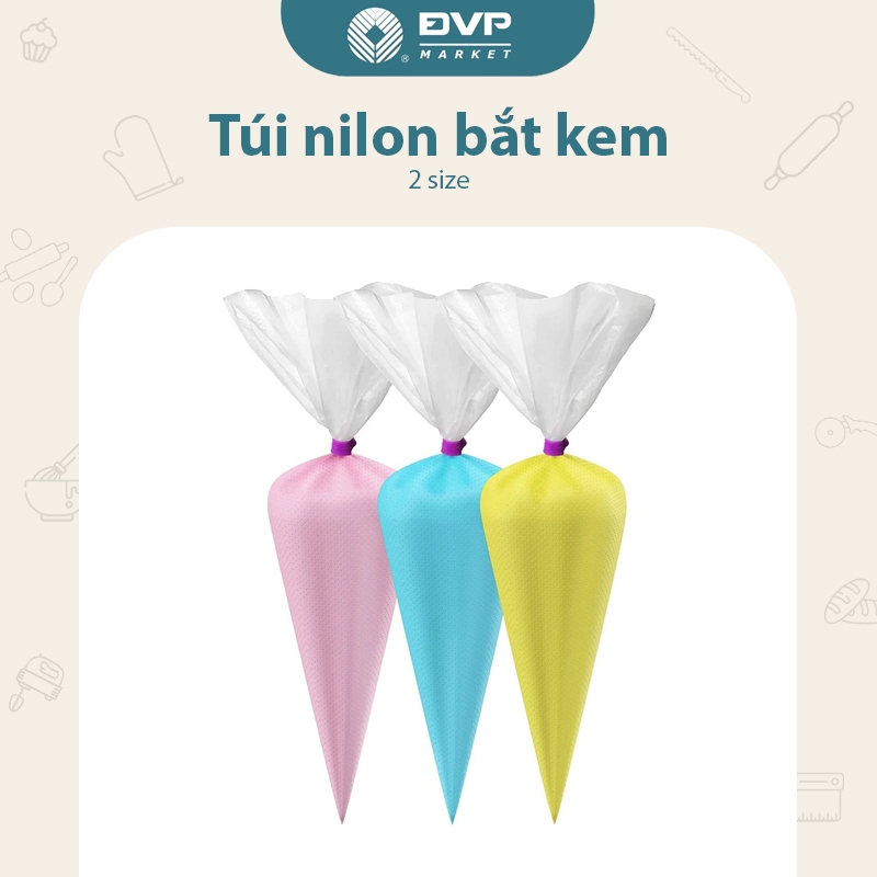 Túi nilon bắt kem 1kg