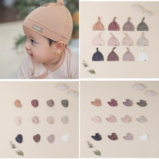 Phụ kiện sơ sinh mũ bao tay chân cookie bảng màu mới siêu xinh cho bé CK260104 Baby Born shop