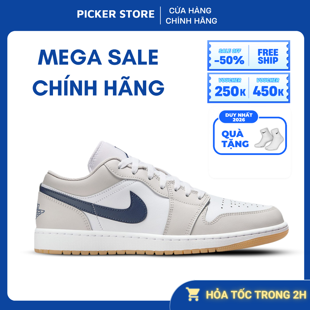 Giày Thời Trang J1 Low Georgetown 553558-146 / 553560-146 PICKER SHOES