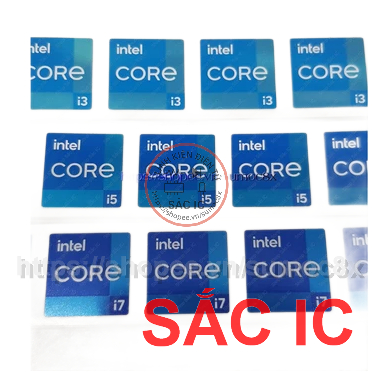Nhãn dán Logo I3 I5 I7 thế hệ 11