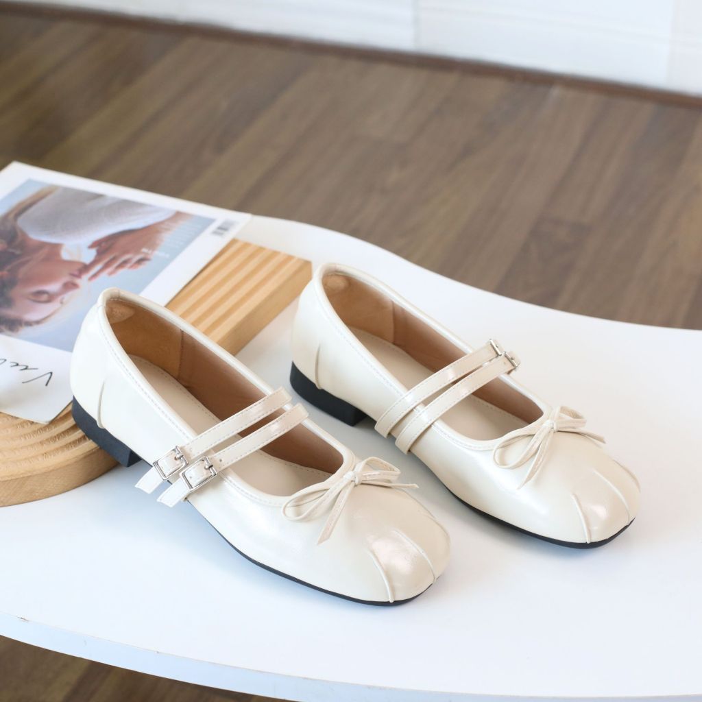 Giày Cillie Búp Bê Mềm Mũi Tròn Đế Bệt Lớp Lót Êm Ái Không Đau Chân Thời Trang Công Sở Hàng Ngày BB16