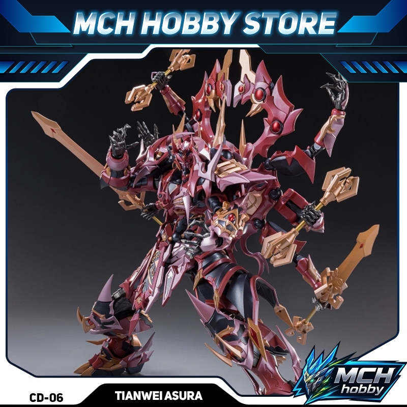 Mô hình Metal Build CangDao CD-06 TianWei Asura (Chiến Thần Asura) 1/72 - Mchhobby
