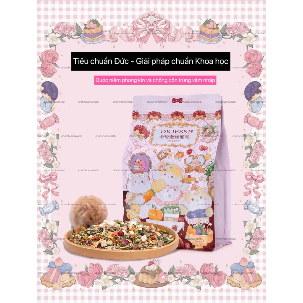 Thức ăn DK JESSI Hồng Đạm Thịt Công thức từ Đức - Chất lượng đảm bảo