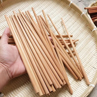Combo 30 Đôi Đũa Gỗ Tự Nhiên Không Hóa Chất, Đũa Ăn Cơm An Toàn Sức Khỏe FACE MASK.STORE