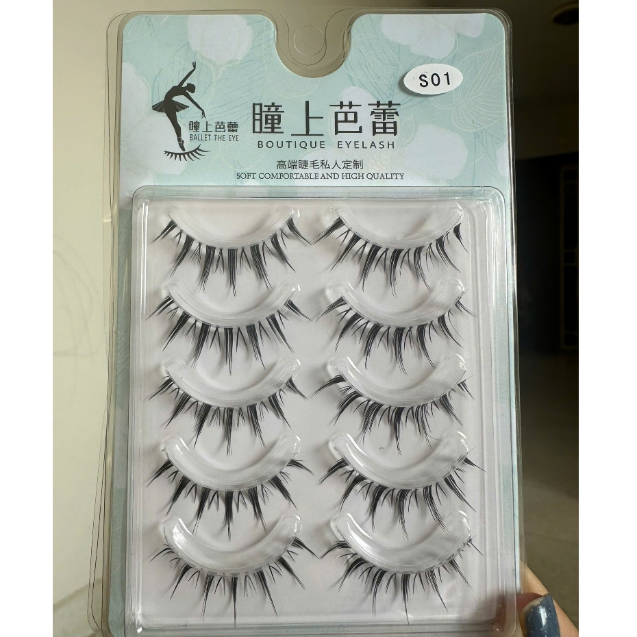 Mi Giả Nội Địa Trung Mã S01 – Mi Tự Nhiên Như Mi Thật, Nhẹ Mắt, Không Lộ Gân-Lin Mi Store