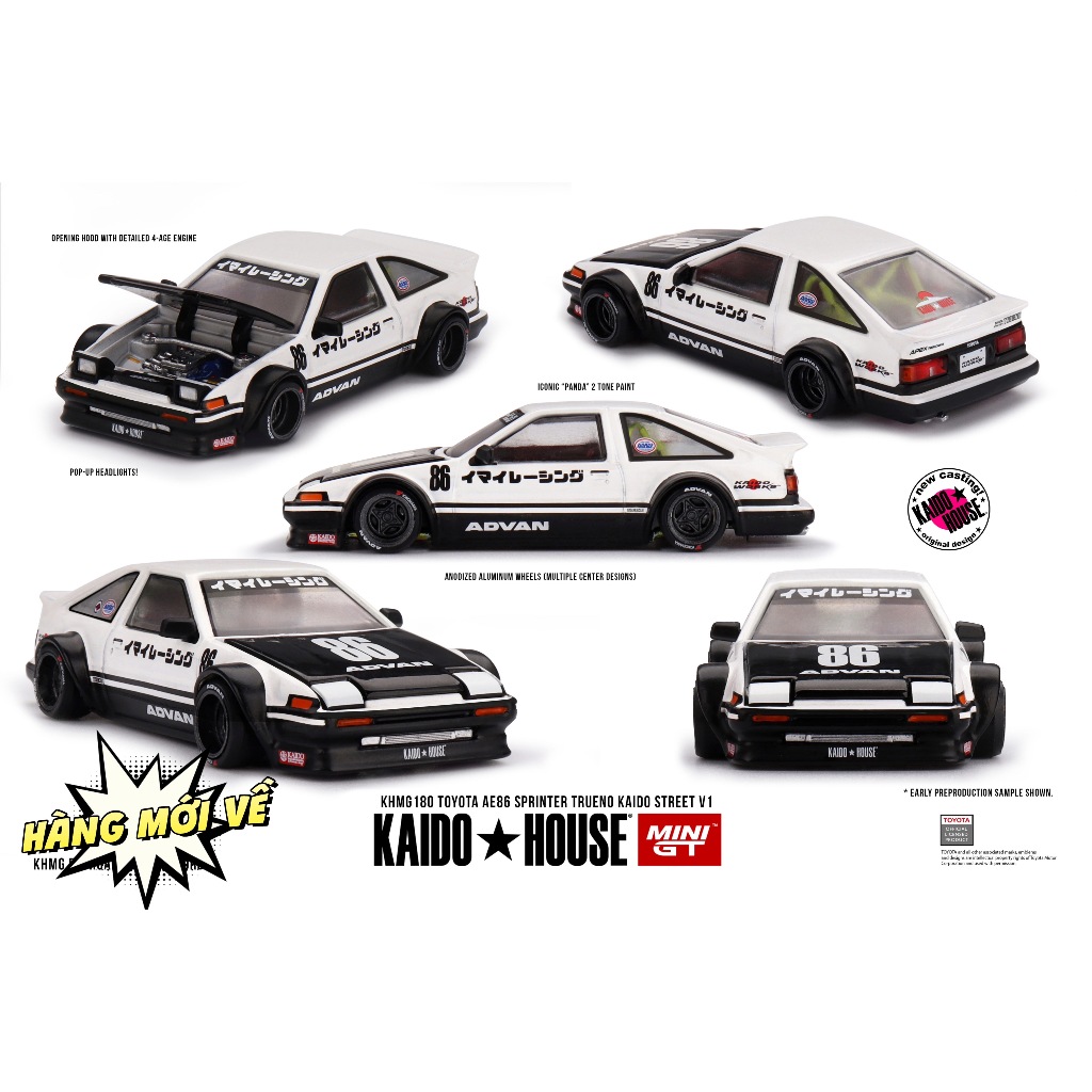 ducstore Xe mô hình KAIDO HOUSE ( total )