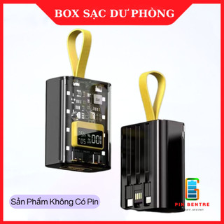 Box sạc dự phòng 22.5W Chứa 2 Cell 21700 kèm cáp sạc ( Ko Có Pin ) [PBT247]