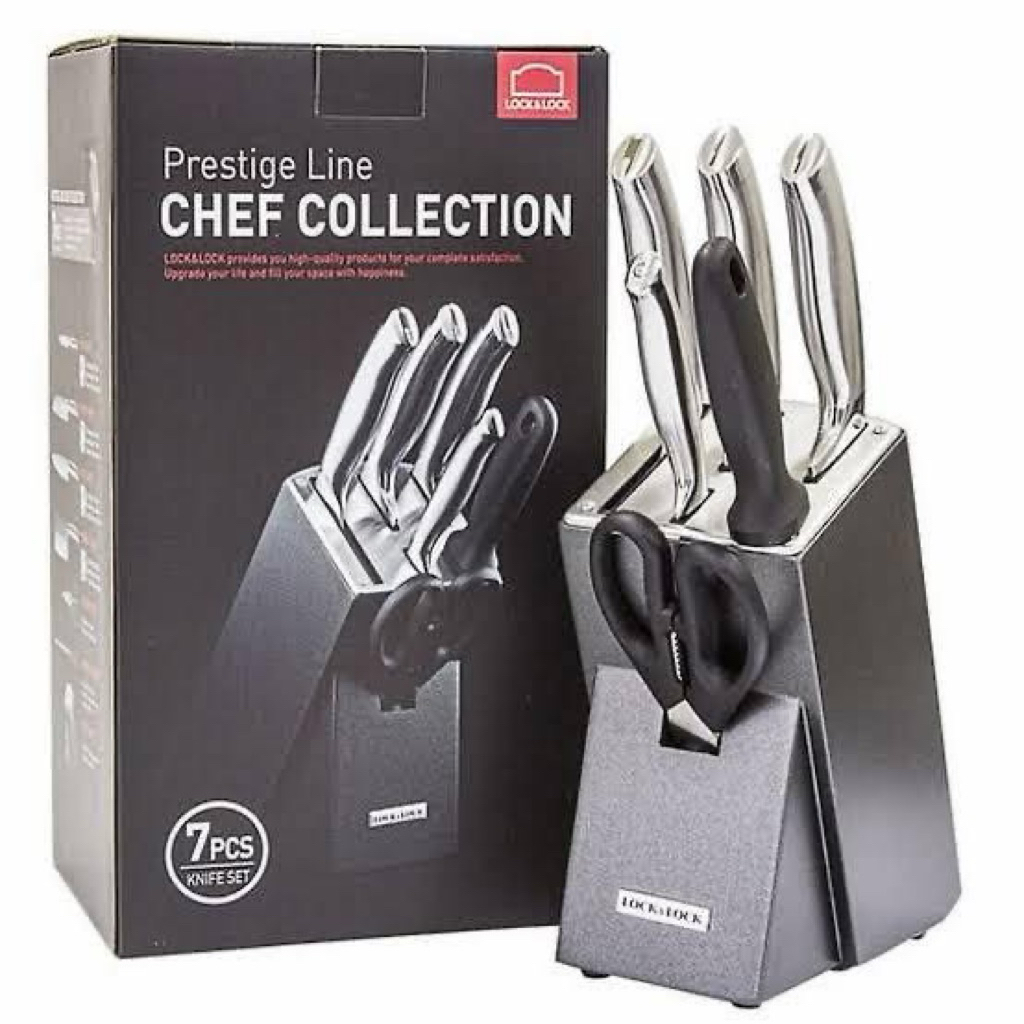 Bộ Dao 7 Món Lock&Lock CKK301 – Đen