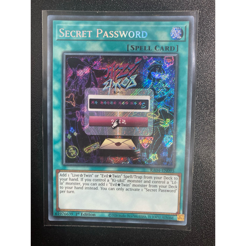 Secret Password - Secret TCG - RA04-EN095