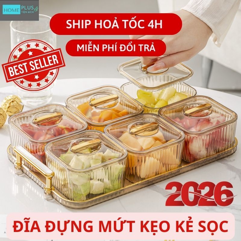 [FREE SHIP] KHAY ĐỰNG MỨT KẸO, HẠT KHÔ sang trọng, an toàn hàng mới nhất shop HOMEPLUS.