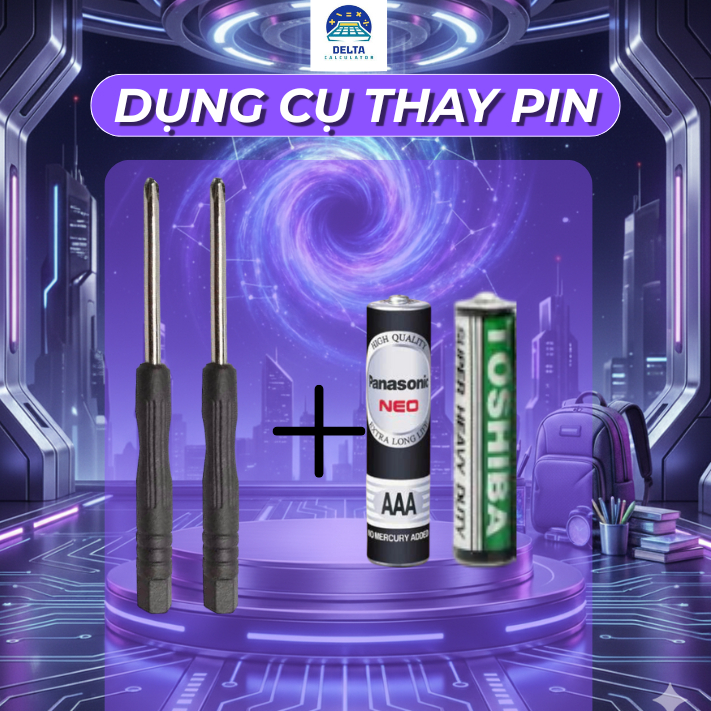 Tua Vít Mini Vặn Pin Máy Tính Casio 580VNX 570VN Plus 880BTG