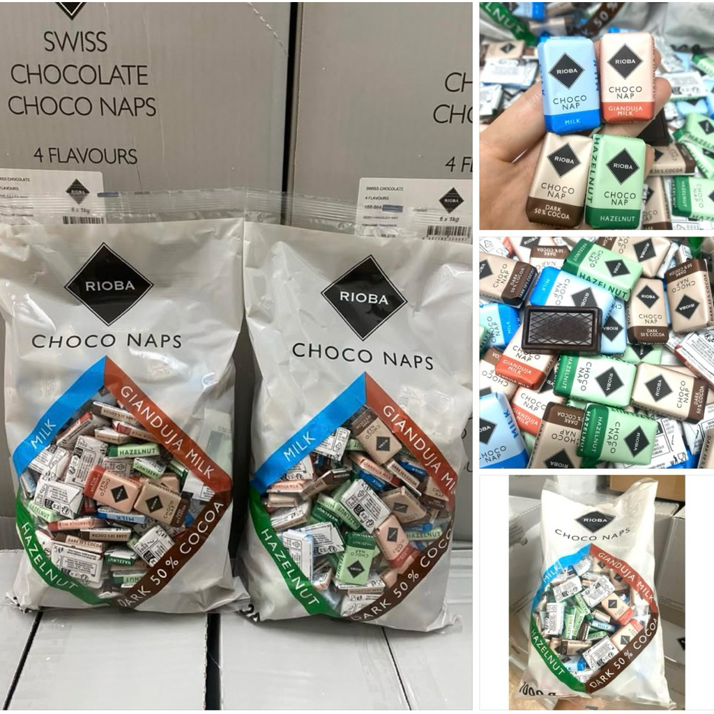Socola Rioba Choco naps 1kg Đức(mẫu mới) (date T9/26)
