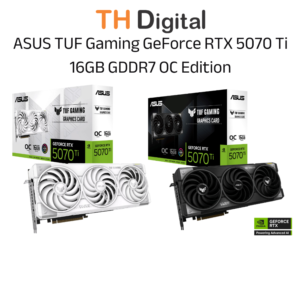 VGA ASUS TUF Gaming GeForce RTX 5070 Ti 16GB GDDR7 OC Edition TUF-RTX5070TI-O16G-GAMING Chính hãng