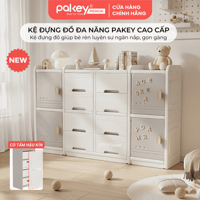 [MỚI] Kệ Đựng Đồ Đa Năng PAKEY Phong Cách Hàn Quốc Nhiều Ngăn, Tủ Để Đồ Sơ Sinh Dung Tích Lưu Trữ Lớn