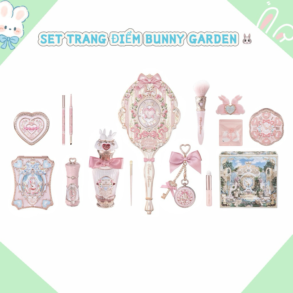 Set Trang Điểm Flower Knows Khu Vườn Thỏ Bunny Garden