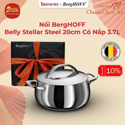 Nồi BergHOFF Belly Stellar 18/20/24CM có nắp