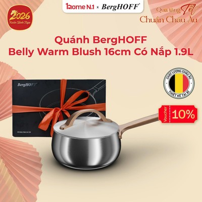 Quánh BergHOFF Belly 16cm có nắp 1.9L