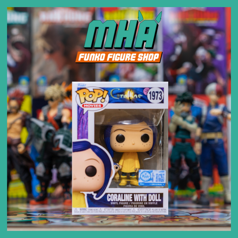 Chính Hãng Funko Pop Movies Coralin : Coraline with Doll #197 QR Exclusive
