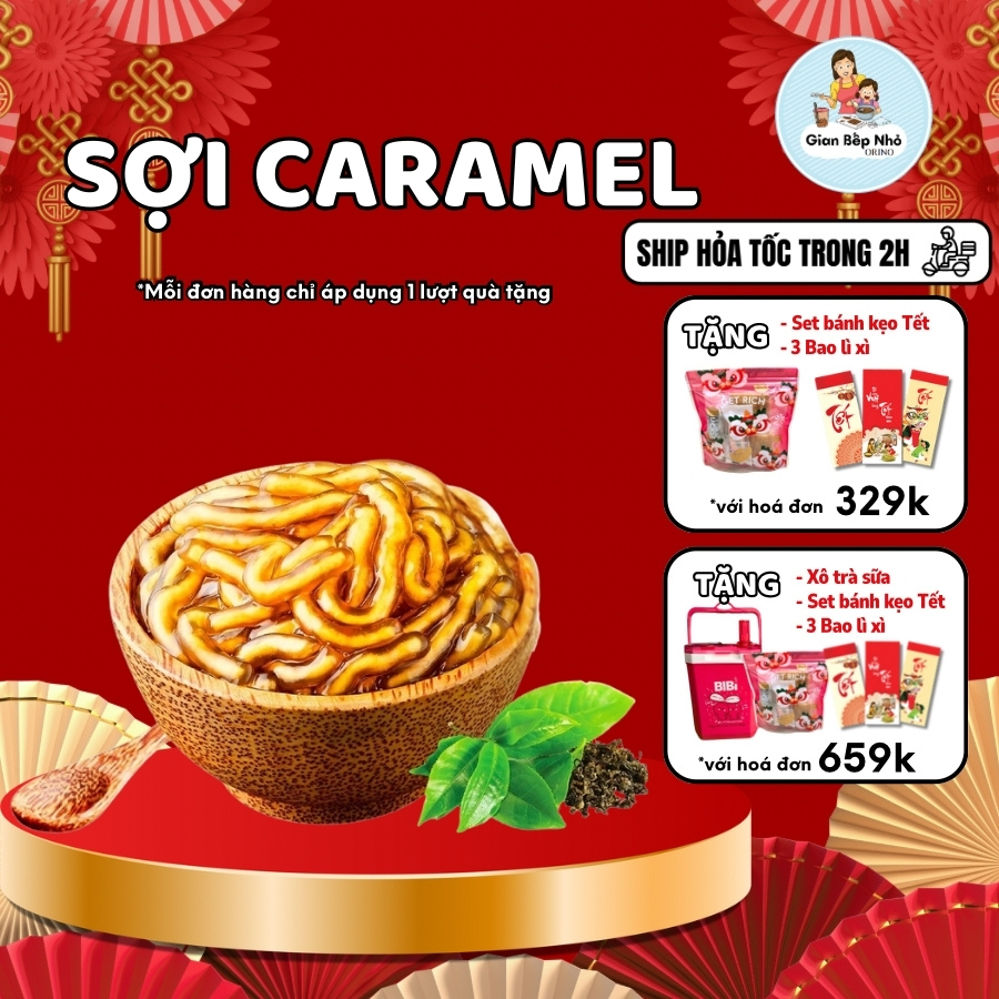 Trân châu sợi đặc biệt (3 vị) - Gian Bếp Nhỏ Orino