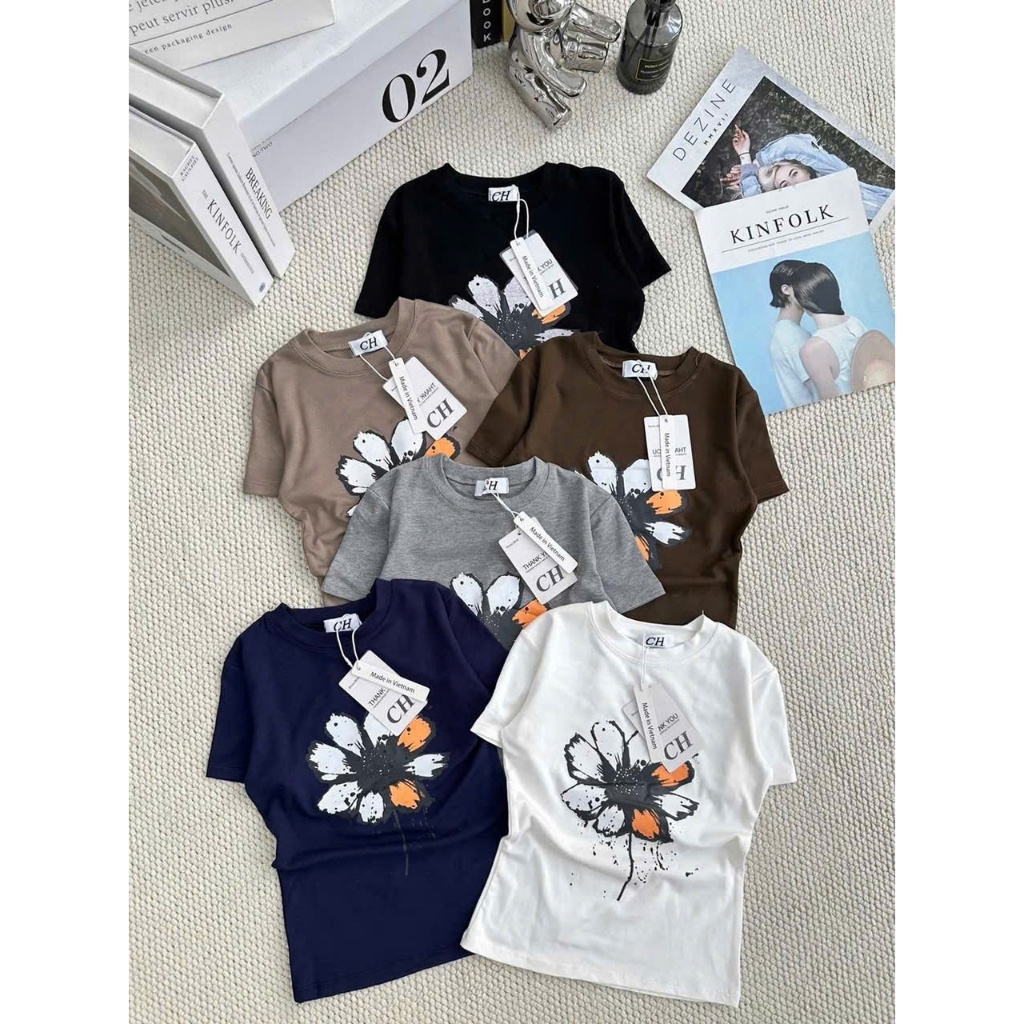Áo thun babytee in hình hoa cúc Daisy phong cách năng động Phoenix.store