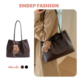 Túi Xách Nữ Đeo Vai Tote Xinh Xắn Da Cao Cấp Loại 1 Kèm Móc Khóa Đáng Yêu - TC147