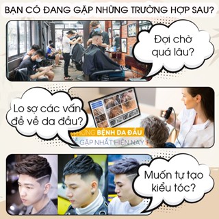 Tông Đơ, Tăng Đơ Cắt Tóc Nam Không Dây Kizu K879 Có Sạc Pin 2200mAh, Dùng 240 Phút, Lưỡi Thép Carbon