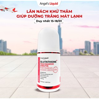 Lăn Nách Khử Thâm, Dưỡng Trắng Mát Lạnh Angel's Liquid Glutathione+Niacinamide Arbutin Cooling Fresh Deodorant 60ml