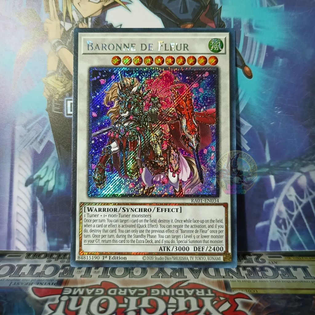 Baronne de Fleur – RA01-EN034 – Platinum Secret Rare [Thẻ bài Yugioh]