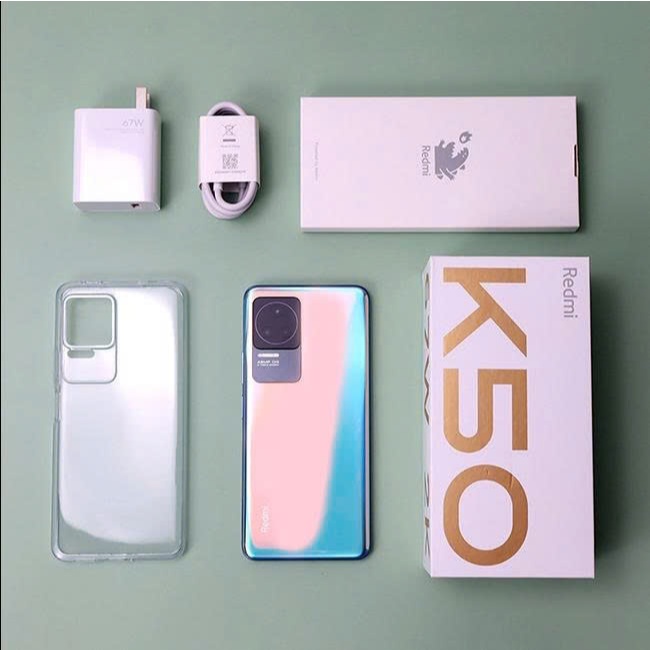 Điện thoại Xiaomi Redmi K50 5G (SPX) RAM 12/256GB chip Dimensity 8100 pin 5500 mAh hỗ trợ sạc nhanh