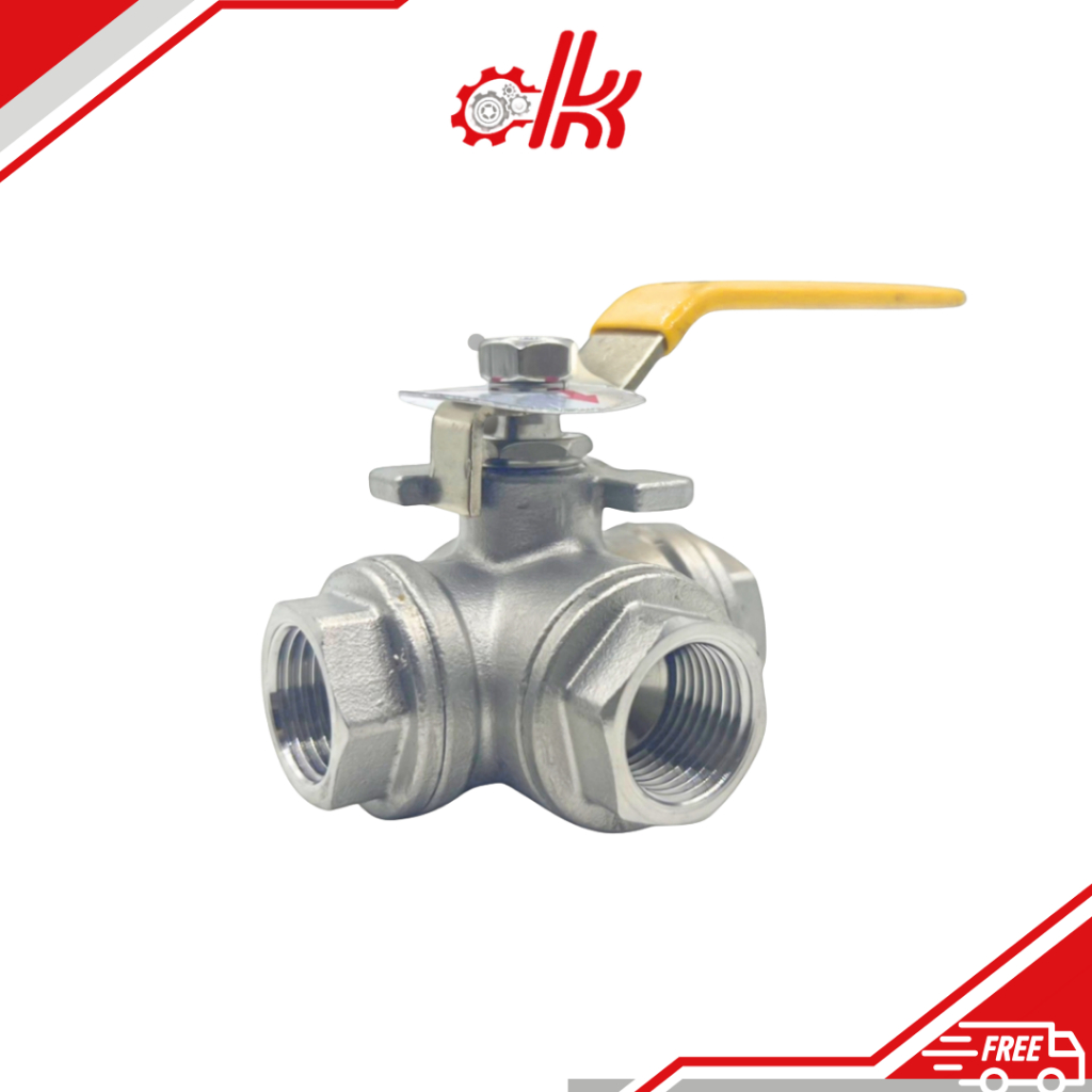 Van bi ba ngã inox 304 DN15 – DN50
