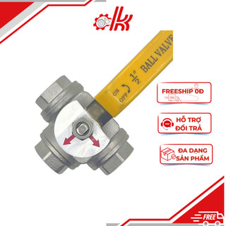 Van bi ba ngã inox 304 DN15 – DN50