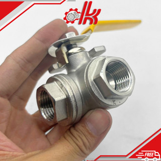 Van bi ba ngã inox 304 DN15 – DN50