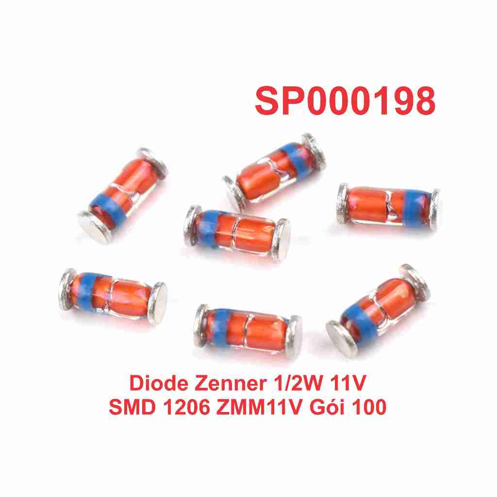 Diode Zenner 1/2W 11V SMD 1206 ZMM11V Gói 100