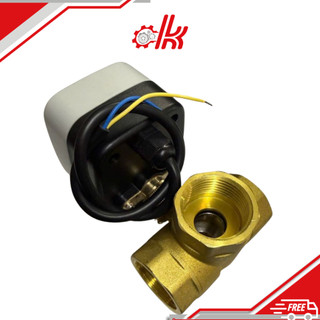Van Bi Điện 3 Ngã Bằng Đồng BVE - Van Điều Khiển Nước Nóng, Lạnh 2 Dây Thường