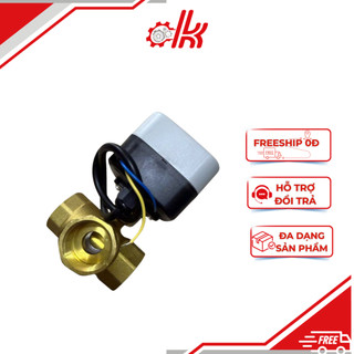 Van Bi Điện 3 Ngã Bằng Đồng BVE - Van Điều Khiển Nước Nóng, Lạnh 2 Dây Thường