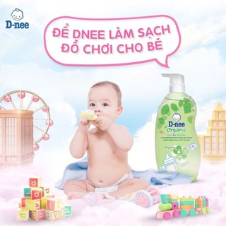 Nước Rửa Bình Sữa Dnee Organic Chai 580ml