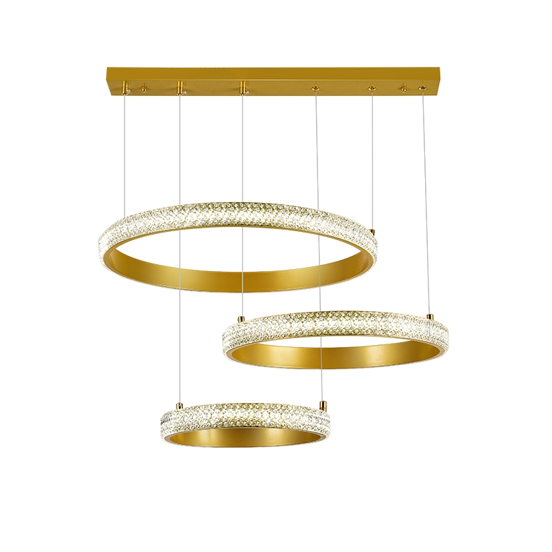 Đèn chùm L-H Lighting Phòng ngủ Art Deco ánh sáng Vàng/Đen