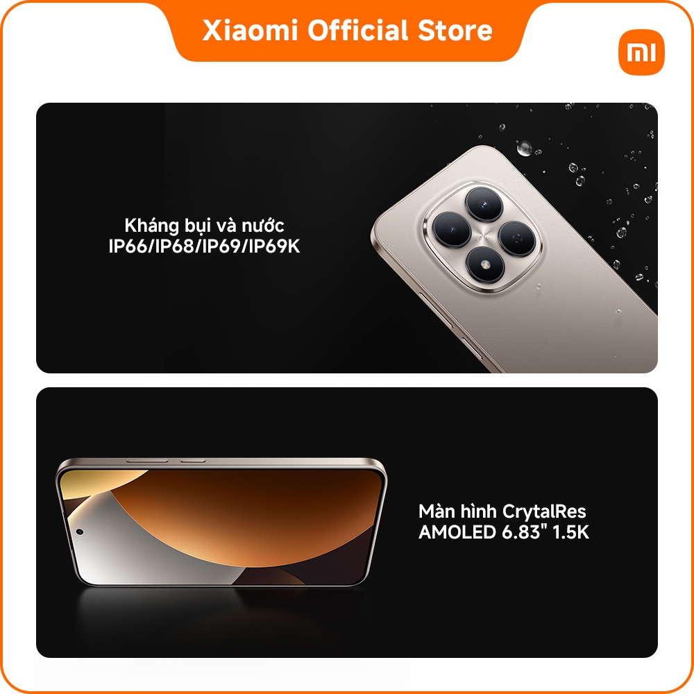 Điện thoại thông minh REDMI Note 15 Pro 5G（8+256GB|12+256GB|12+512GB)|Pin lớn 6580mAh | BigBuy360 - bigbuy360.vn