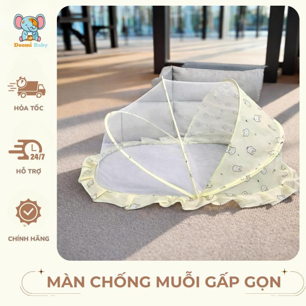Màn Chụp Gấp Gọn Họa Tiết Đáng Yêu Cho Bé Kích Thước 95*46*46cm Doomi Baby - HT829 - HT830 - HT831
