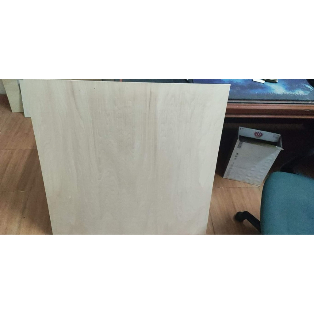 Combo 3 tấm gỗ plywood nhập khẩu mịn đẹp 92x92cm dày 1.5mm