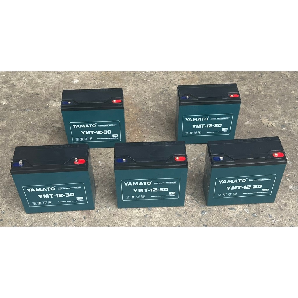 Bộ 5 bình ắc quy xe máy điện 60V 30Ah YAMATO 30A YMT-12-30