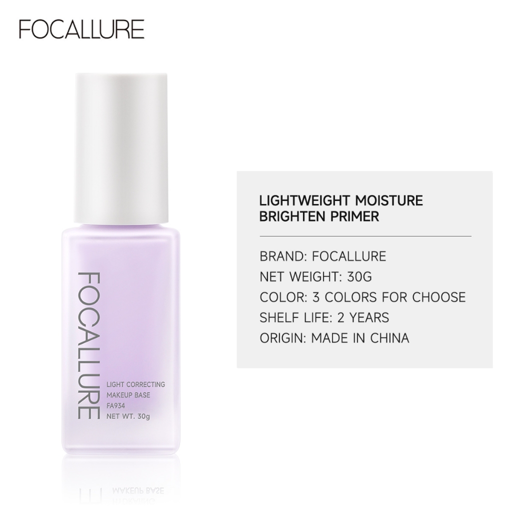 Kem Lót FOCALLURE Dưỡng Ẩm Làm Sáng Da Chống Thấm Nước 30g | BigBuy360 - bigbuy360.vn