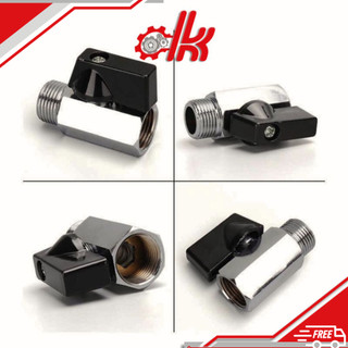 Van bi đồng xi - van mini ren trong ren ngoài - khóa khí nén mini 2 đầu ren trong