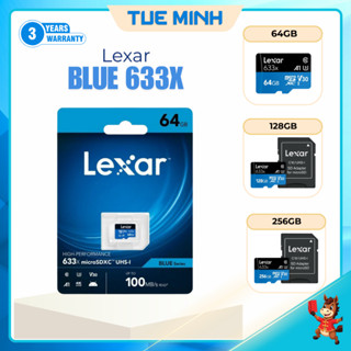 Thẻ nhớ Micro SD Lexar - SDXC UHS-I Blue 633x 100MB/s U3