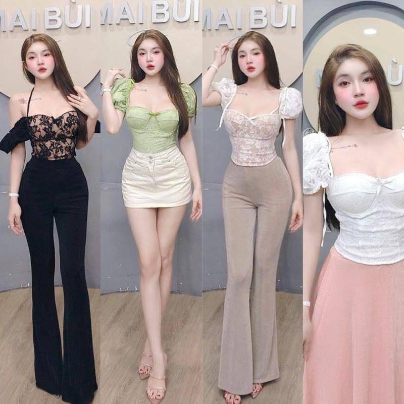 A29 - Áo Ren Tay Bồng Dây Kéo