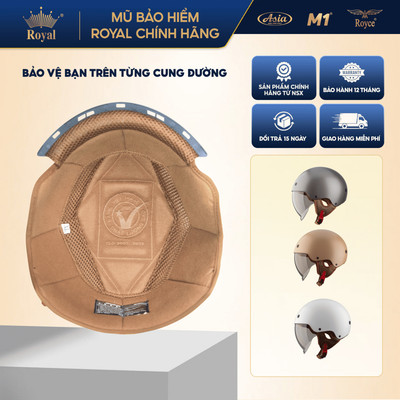 Lót thay mũ bảo hiểm 1/2 Royal M239 kính âm