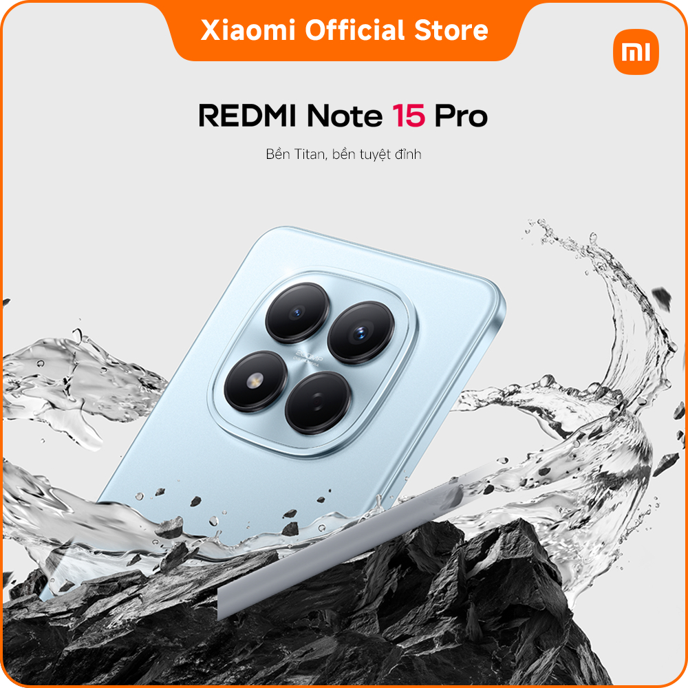 Điện thoại thông minh REDMI Note 15 Pro(8+256GB|12+256GB) |Pin lớn 6500mAh|Kính Corning® Gorilla® Glass Victus® 2 | BigBuy360 - bigbuy360.vn